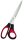 WEDO Papierschere schwarz-rot 25,5 cm
