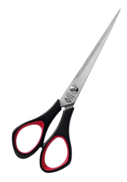 WEDO Linkshänder-Papierschere schwarz-rot 16,0 cm