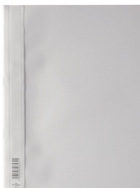 DURABLE Schnellhefter 2573 Kunststoff weiß DIN A4, 10 St.