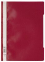 DURABLE Schnellhefter 2573 Kunststoff rot DIN A4, 10 St.