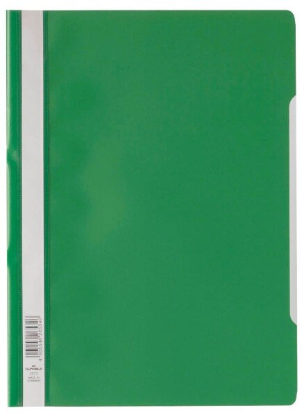 DURABLE Schnellhefter 2573 Kunststoff grün DIN A4, 10 St.