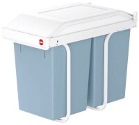 Hailo 3659-001 Einbau-Mülltrenner 2x 14,0 l grau, 1 St.