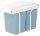 Hailo 3659-001 Einbau-Mülltrenner 2x 14,0 l grau, 1 St.