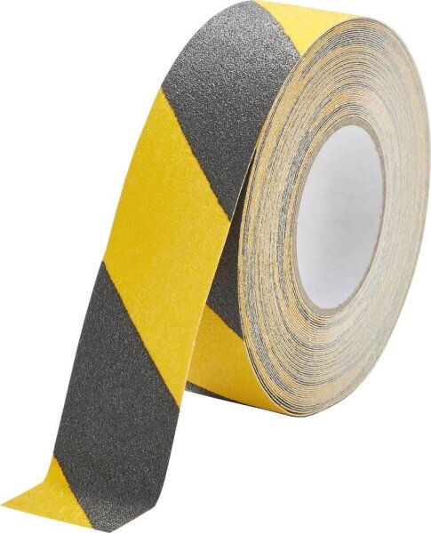 DURABLE Markierungsband DURALINE® GRIP gelb, schwarz 50,0 mm x 15,0 m
