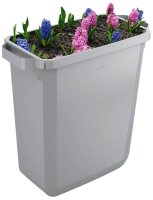 DURABLE DURABIN® ECO Mülleimer 60,0 l grau, 1 St.