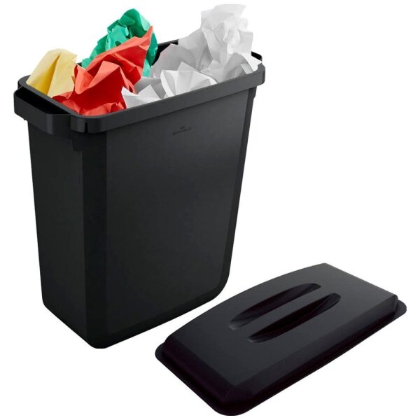 DURABLE DURABIN® ECO Mülleimer 60,0 l schwarz, 1 St.