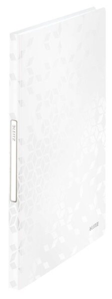LEITZ WOW Sichtbuch DIN A4, 40 Hüllen weiß-metallic, 1 St.