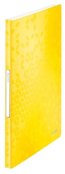 LEITZ WOW Sichtbuch DIN A4, 40 Hüllen gelb-metallic, 1 St.