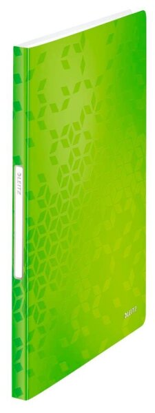 LEITZ WOW Sichtbuch DIN A4, 40 Hüllen grün-metallic, 1 St.