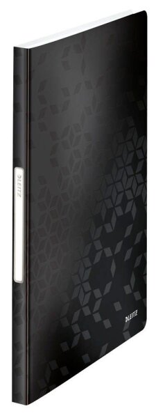 LEITZ WOW Sichtbuch DIN A4, 40 Hüllen schwarz-metallic, 1 St.