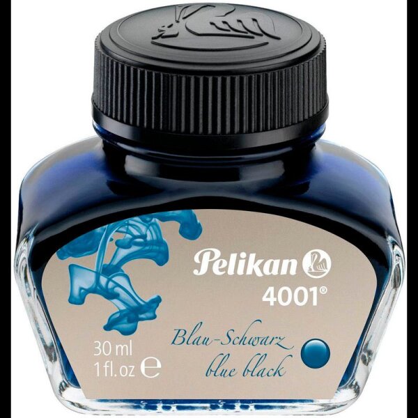 Pelikan Tintenfass 4001 blau/schwarz 30,0 ml, 1 St.
