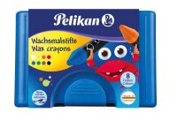 Pelikan 666/8 Wachsmalstifte farbsortiert, 8 St.
