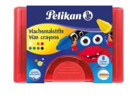Pelikan 665/8 Wachsmalstifte farbsortiert, 8 St.
