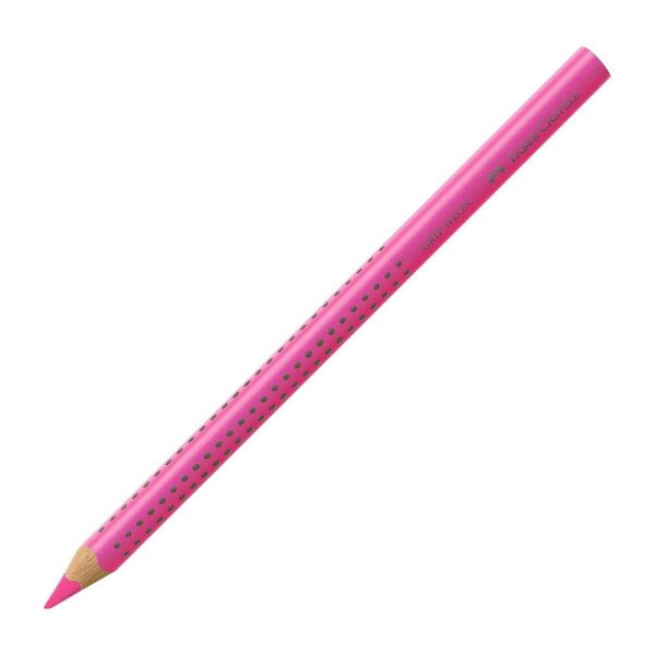 FABER-CASTELL Jumbo Grip neon Buntstift rosa, 1 St.
