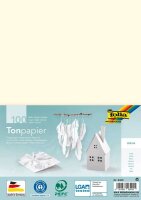 folia Tonpapier weiß 130 g/qm 100 Blatt