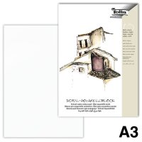 folia Aquarellblock SCHULE 3-Seiten verleimt DIN A3 150...