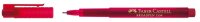 FABER-CASTELL Broadpen Document 1554 Fineliner rot 0,8...