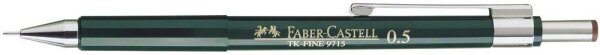 FABER-CASTELL TK® FINE Druckbleistift grün HB 0,5 mm, 1 St.