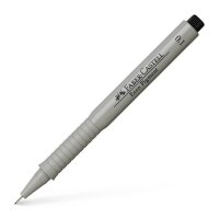 FABER-CASTELL Ecco Pigment Fineliner schwarz 0,1 mm, 1 St.