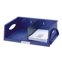 LEITZ Briefablage Sorty A4 quer blau DIN A4, 1 St.