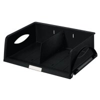 LEITZ Briefablage Sorty A4 quer schwarz DIN A4, 1 St.