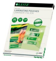 LEITZ Laminierfolien 33818 glänzend für A4 80...