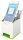 LEITZ Stiftehalter WOW Duo Colour perlweiß/grün Polystyrol 2 Fächer 9,0 x 10,1 x 10,0 cm