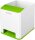 LEITZ Stiftehalter WOW Duo Colour perlweiß/grün Polystyrol 2 Fächer 9,0 x 10,1 x 10,0 cm