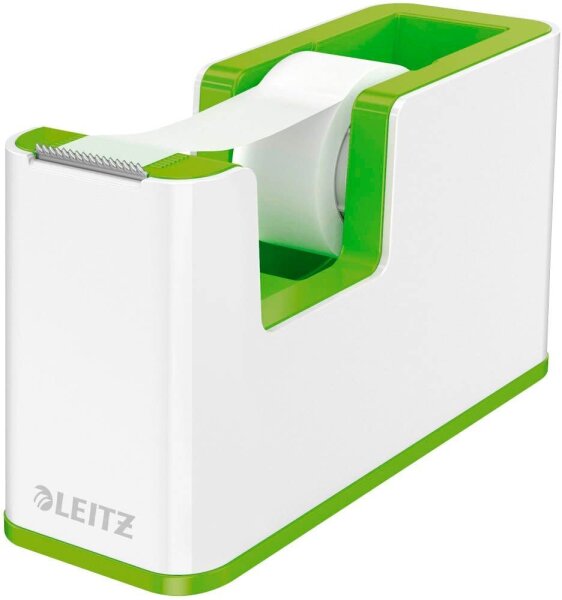 LEITZ Tischabroller WOW Duo Colour perlweiß/grün