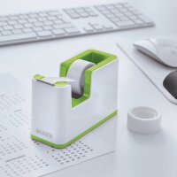LEITZ Tischabroller WOW Duo Colour perlweiß/grün