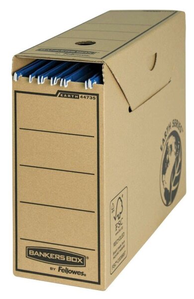 Bankers Box Archivboxen Earth Series braun 12,0 x 32,5 x 27,3 cm, 10 St.
