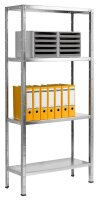 SCHULTE Schwerlastregal 194008-V silber 80,0 x 35,0 x 180,0 cm