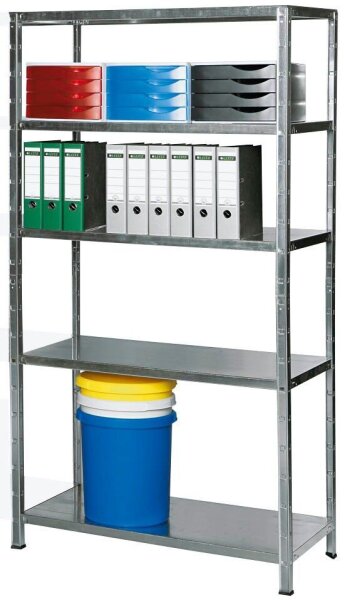 SCHULTE Schwerlastregal 194010-V silber 100,0 x 50,0 x 200,0 cm