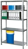 SCHULTE Schwerlastregal 194010-V silber 100,0 x 50,0 x 200,0 cm