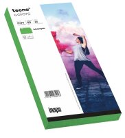 tecno Briefumschläge colors DIN lang+ ohne Fenster intensivgrün haftklebend 25 St.
