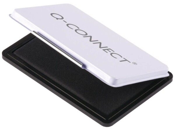 Q-CONNECT Stempelkissen schwarz 9,0 x 5,5 cm, 1 St.
