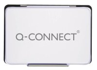 Q-CONNECT Stempelkissen schwarz 9,0 x 5,5 cm, 1 St.