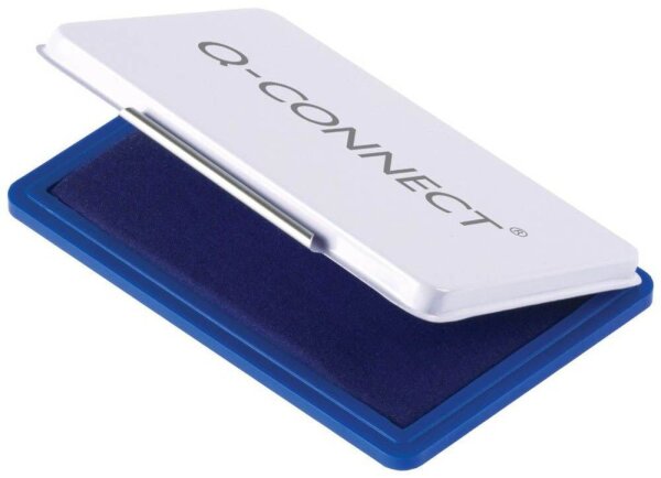 Q-CONNECT Stempelkissen blau 9,0 x 5,5 cm, 1 St.