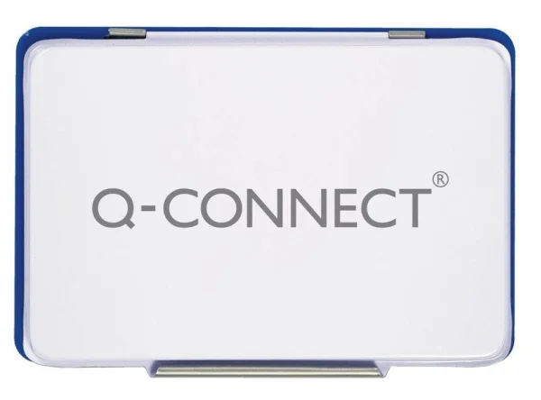 Q-CONNECT Stempelkissen blau 9,0 x 5,5 cm, 1 St.