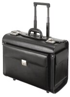 Alassio Pilotenkoffer SILVANA Leder schwarz 49,0 x 25,0 x 40,0 cm