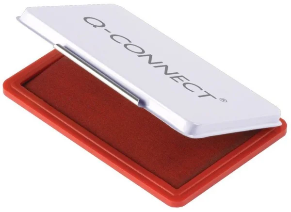 Q-CONNECT Stempelkissen rot 9,0 x 5,5 cm, 1 St.