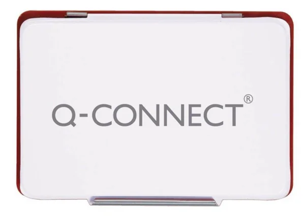Q-CONNECT Stempelkissen rot 9,0 x 5,5 cm, 1 St.