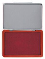 Q-CONNECT Stempelkissen rot 9,0 x 5,5 cm, 1 St.
