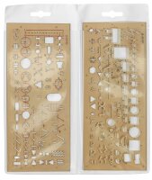 KOH-I-NOOR Zeichenschablonen-Set Elektro transparent