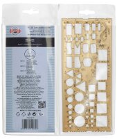 KOH-I-NOOR Zeichenschablonen-Set Elektro transparent