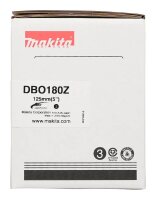 makita DBO180Z Akku-Exzenterschleifer 18,0 V, ohne Akku