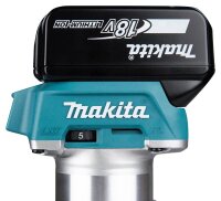 makita DRT50ZJX2 Akku-Oberfräse 18,0 V, ohne Akku