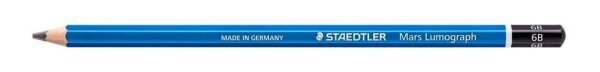 STAEDTLER Mars Lumograph Bleistift 6B blau, 1 St.