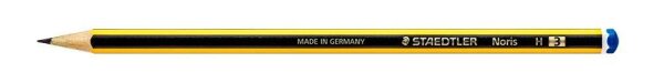 STAEDTLER Noris 120 Bleistift H schwarz/gelb, 1 St.