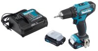 makita DF333DSAE Akku-Bohrschrauber-Set 12,0 V, mit 2 Akkus
